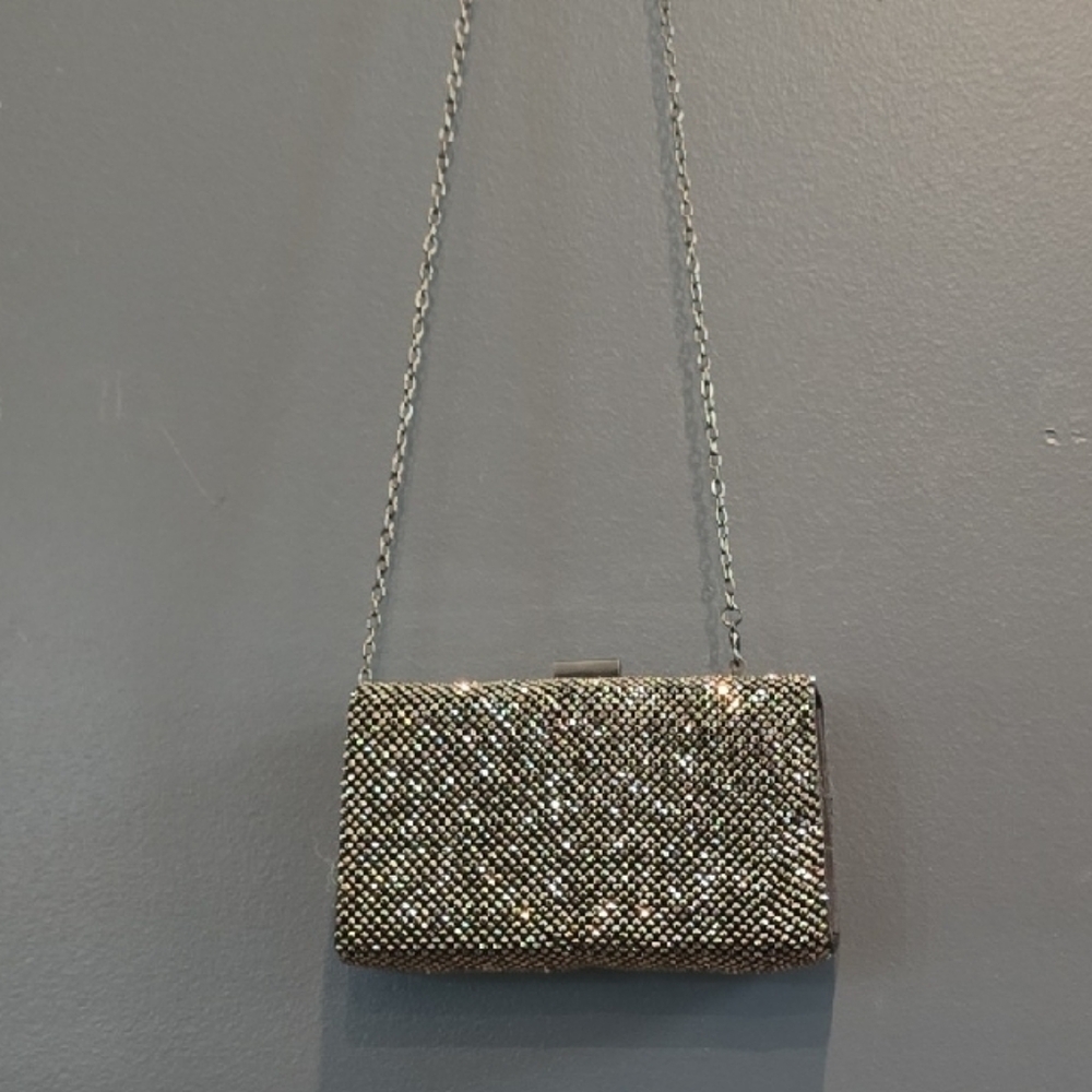 David's Bridal Rhinestone Pattern Clutch